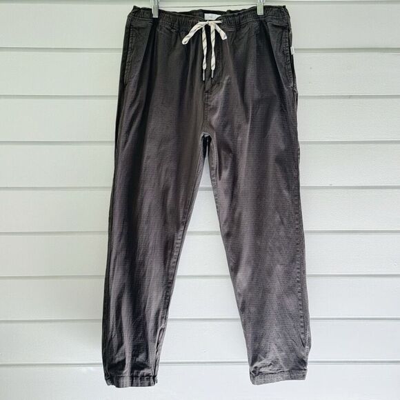 Onia Men’s All Terrain Ripstop Drawstring Pants In Grey/Charcoal Size XL - Picture 4 of 16